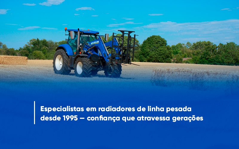 Trator agrícola - SG Radiadores atende linha pesada desde 1995